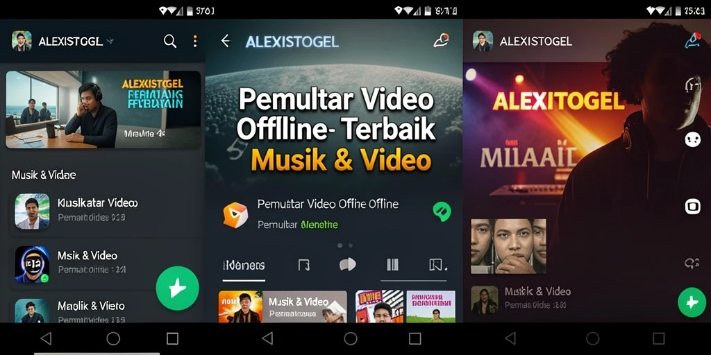 Antarmuka sederhana ALEXISTOGEL untuk Pemutar Video Offline