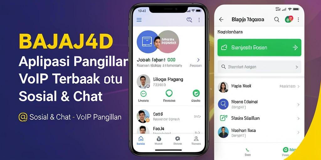 Antarmuka BAJAJ4D yang sederhana dan fungsional untuk VoIP Panggilan.