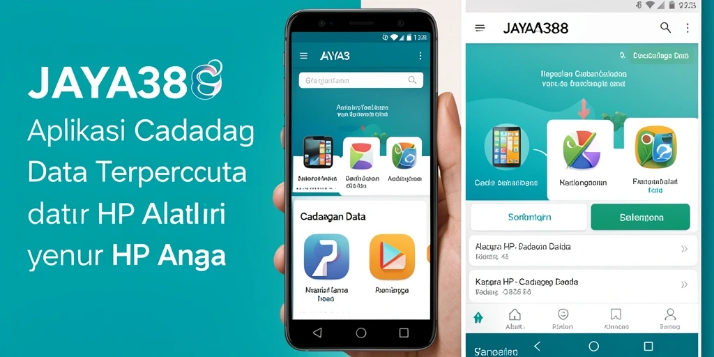 Screenshot JAYA388 memperlihatkan antarmuka cadangan data yang sederhana dan efisien.