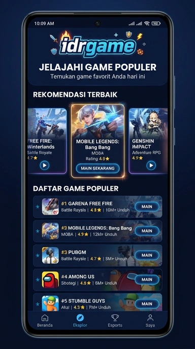 Aplikasi Populer & Kanal Uji Terbaik di idrgame — Temukan Semua yang Anda Butuhkan