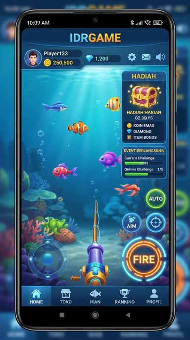idrgame tampilan beranda
