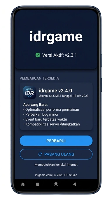 Riwayat Versi idrgame untuk Pengguna Android